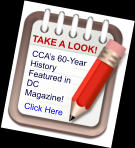 CCA’s 60-Year History  Featured in DC  Magazine! TAKE A LOOK! Click Here