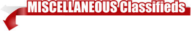 MISCELLANEOUS Classifieds