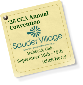 ‘26 CCA Annual Convention          September 16th - 19th                      (click Here) Archbold, Ohio